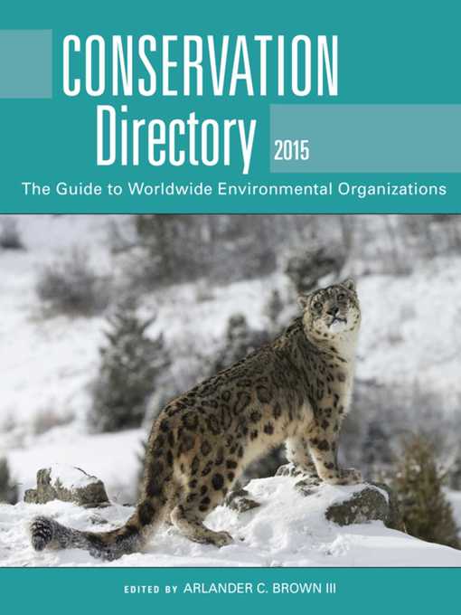 Title details for Conservation Directory 2015 by Arlander C. Brown - Wait list